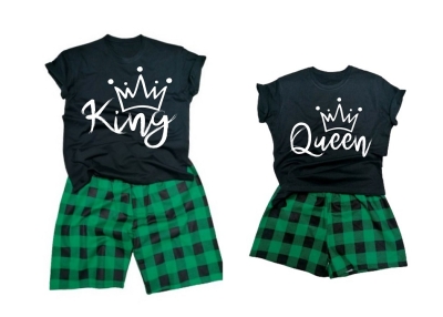 King Queen pisany - zielony