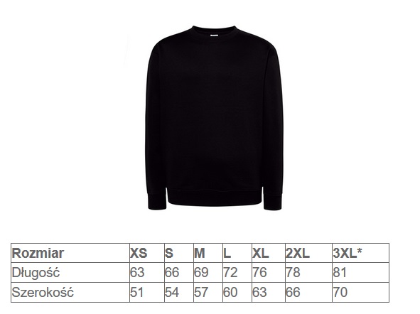 bluza tabela