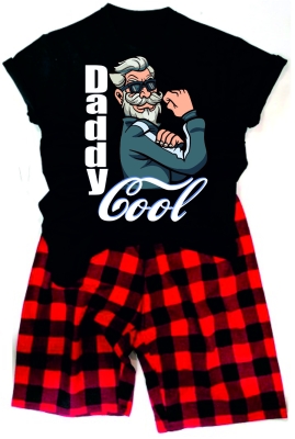 Piżama męska czerwona - Daddy Cool